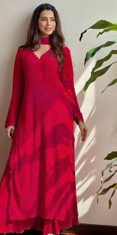 BE 170 Red Color Georgette Thread Embroidery Salwar Suit Wedding, Party, Festive events, etc.  Expected Delivery  4-6 Working Days @1999/- | Salwar suit, Casual Suits, Creative suits, Designer Suits, Palazzo Suits, Party Wear Suits, Patiala Suits, Straight Suits
