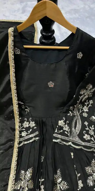 VLM 300 Black Chinon Silk with Lace Work & Embroidery Work Salwar Suit . Affordable Price ₹1899. Delivery 4-6 Working Days. Shop now. | Jump Suits, Salwar suit, Casual Suits, Creative suits, Designer Suits, Palazzo Suits, Party Wear Suits, Patiala Suits, Straight Suits