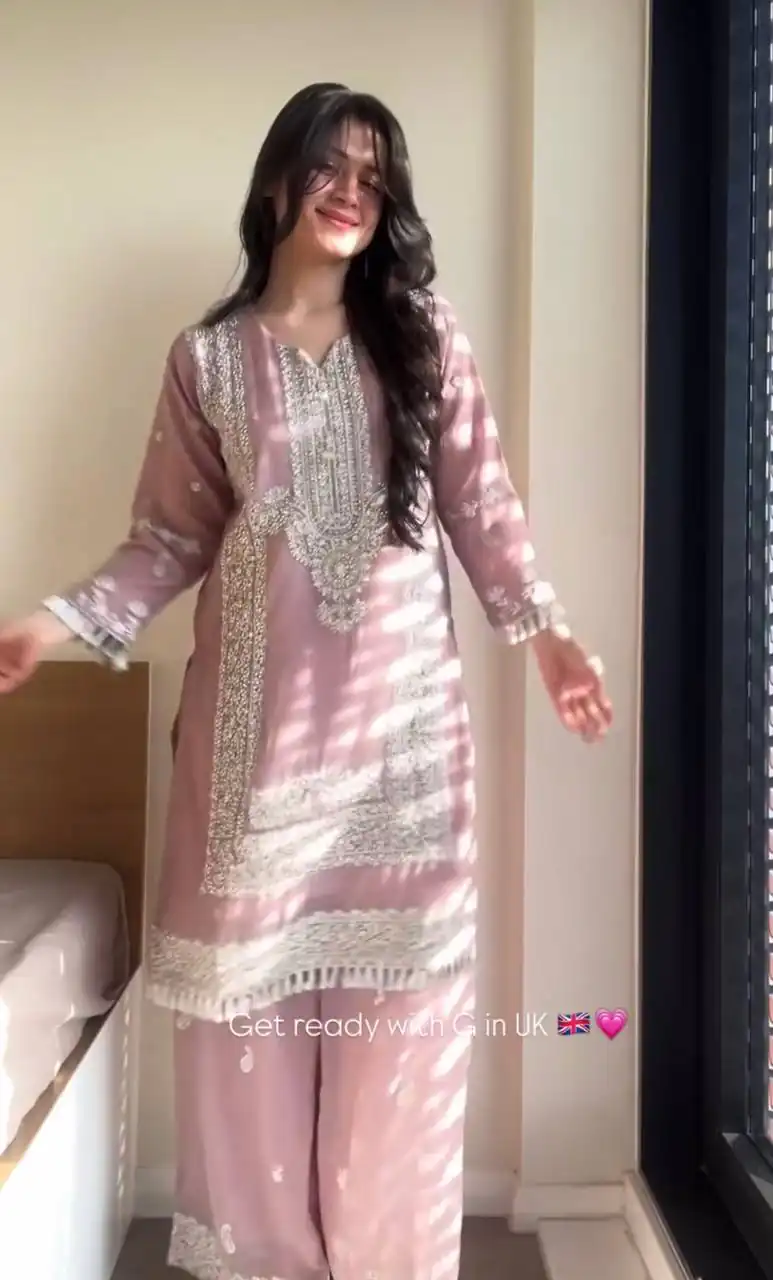 BT 5017 Baby Pink Fox Georgette Salwar Suit with Sequins Work & Embroidery Work. Get it for ₹2399. Delivery 4-6 Working Days. Shop now. | Jump Suits, Tops & Bottoms, Track Suits, Salwar suit, Casual Suits, Creative suits, Designer Suits, Palazzo Suits, Party Wear Suits, Patiala Suits, Straight Suits, Trendy Wear