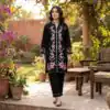 Kurti INLI Libas Black in Rayon Embroidery Work . Wedding, Party, Festive, EventsGet it for ₹1599. Delivery 4-6 Working Days. Shop now. | Kurti, Bollywood Kurti, Creative Kurtis, Designer Kurti, Party Wear Kurti, Selfie Kurti