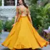 Ram 142 Mustered Vichitra Lehenga Choli with Embroidery Work & Thread Embroidery. Introductory Price ₹2549. Delivery 4-6 Working Days. Shop now. | Lehenga, Bollywood Lehenga, Creative Lehenga, Designer Lehenga, Embroidered Lehenga, Party Wear Lehenga