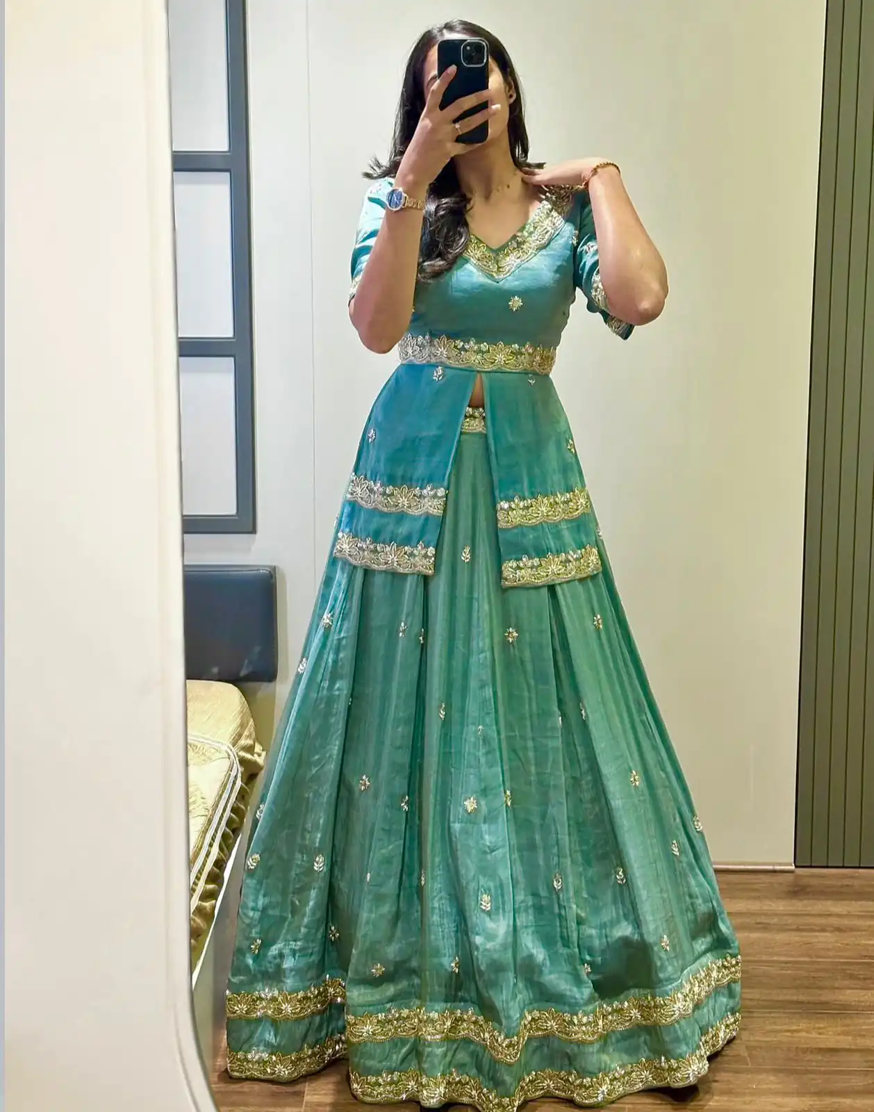 PC 552 Sea Green Color Chinon silk Lehenga Choli with Cut Work. Special Price ₹2499. Delivery 4-6 Working Days. Shop now. | Lehenga, Bollywood Lehenga, Creative Lehenga, Designer Lehenga, Embroidered Lehenga, Party Wear Lehenga