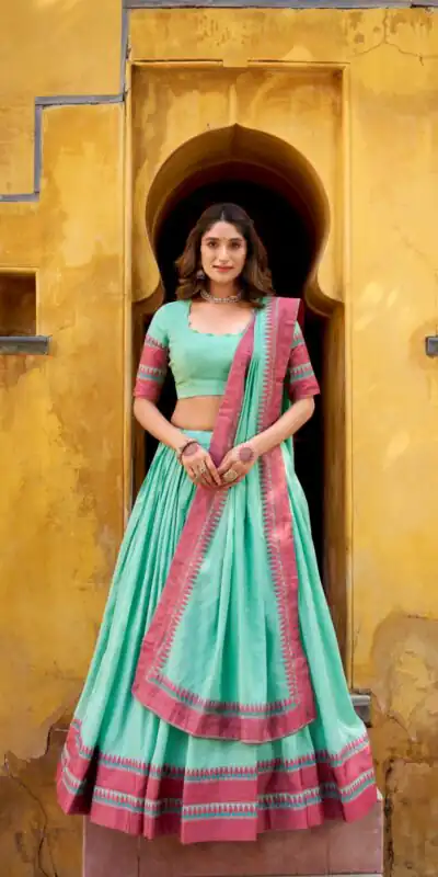LNB 1901 Sky Blue Pure Chanderi Lehenga Choli with Embroidery Work & Thread Embroidery. Introductory Price ₹2399. Delivery 4-6 Working Days. Shop now. | Lehenga, Bollywood Lehenga, Creative Lehenga, Designer Lehenga, Embroidered Lehenga, Party Wear Lehenga